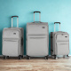 Set de valize de călătorie Aga Travel MR4676 Gri deschis