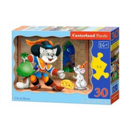 Puzzle 30 buc. Pisica în cizme universală