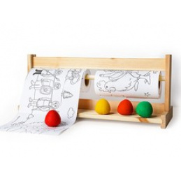 Suport pentru cărți de colorat pe rolă mare COLORESCA universal