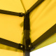 Aga Stand de vânzare fără pereți laterali 3x4,5 m Galben