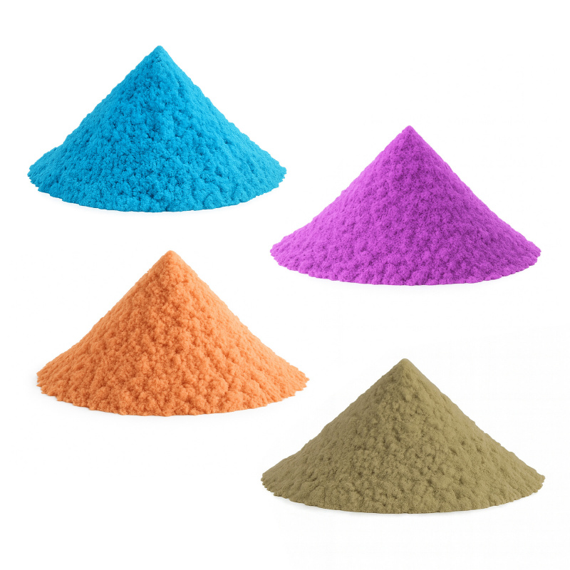Set Aga4Kids de nisipuri kinetice 4 kg Violet, Portocaliu, Natural și Albastru