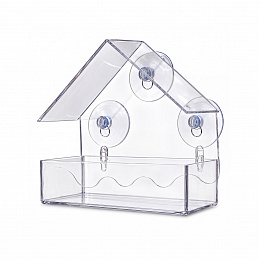 Aga Hrănitoare pentru păsări cu ventuze 15x15x7 cm