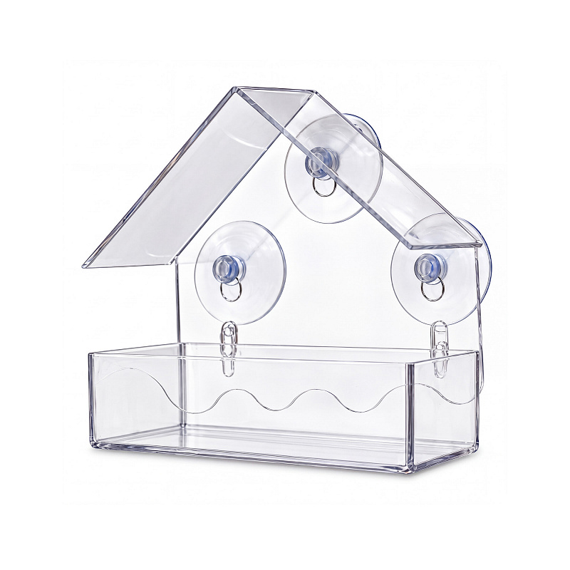 Aga Hrănitoare pentru păsări cu ventuze 15x15x7 cm