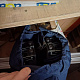 Aga Pat pliant de camping, albastru, 6DAZ707 - calitatea a II-a