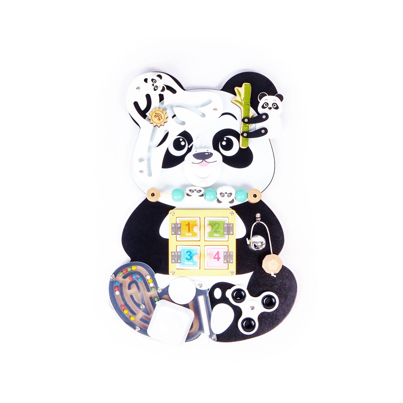 Aga4Kids tablă din lemn Montessori Panda