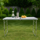 Aga Masă de camping pliabilă 120x60x53/62/70 cm