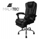 Scaun de birou cu suport pentru picioare - negru Malatec 23286