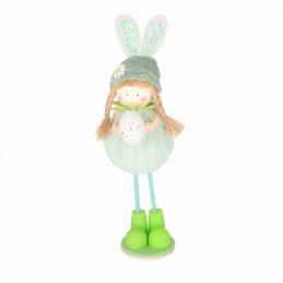 Decorațiune de Paște fetiță din material textil pentru așezare