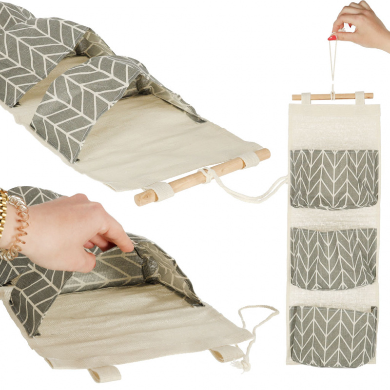 Organizator Suspendat Aga Gri/Alb