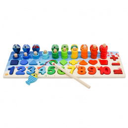 Aga4Kids Set educațional din lemn cu numere