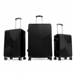 Set de valize de călătorie Aga Travel MR4654 Negru