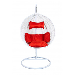 Aga Scaun suspendat Alb/Roșu 2DAZ171