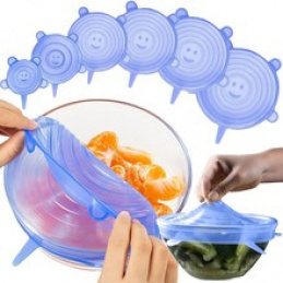 Capace din silicon pentru alimente 6 buc ISO