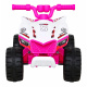 Cea mai rapidă ATV cu baterie pentru copii Roz + motor de 25W
