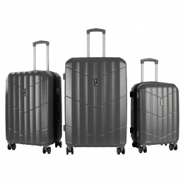 Set de valize de călătorie Aga Travel MR4669 Gri