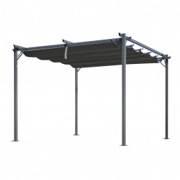 Foișor de grădină Aga 3x3 m Gri