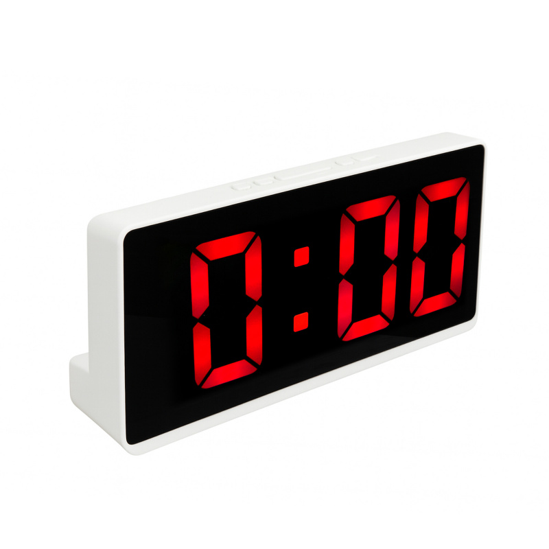 Aga Ceas digital cu alarmă Roșu