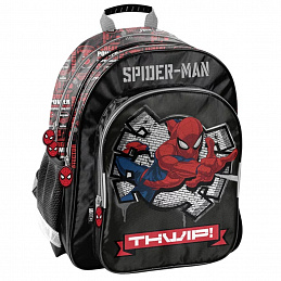 Paso Ghiozdan școlar cu trei compartimente Spider-Man
