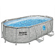 BESTWAY Power Steel Swim Vista piscină cu fereastră 427x250x100 14x8FT 7in1