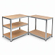 Raft metalic Linder Exclusiv 180x100x60 cm 5 polițe