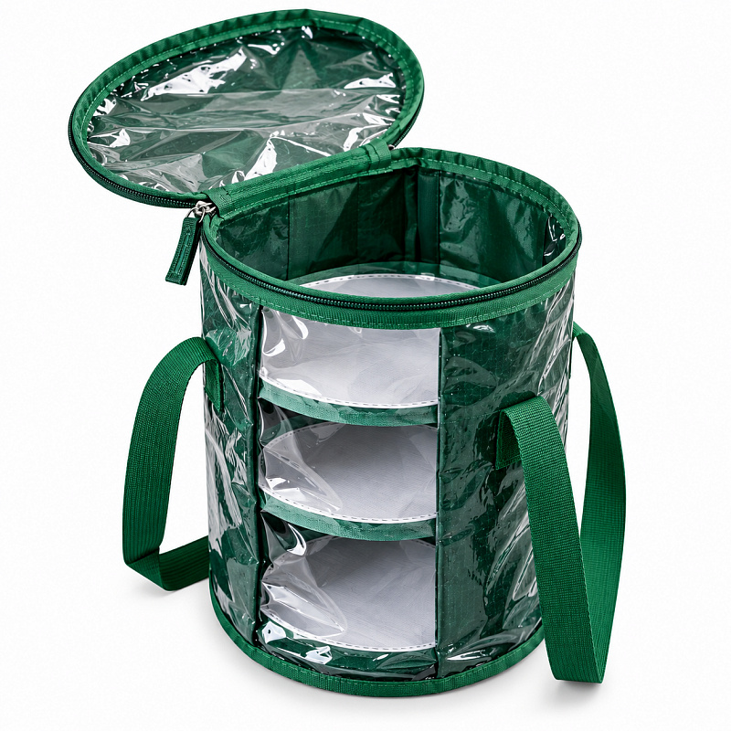Aga Organizator pentru luminițe de Crăciun Ø 23x30 cm Verde