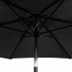 Aga Umbrelă de grădină înclinabilă 250 cm Negru