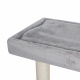 Aga Scratcher pentru pisici 36x45x90 cm Gri