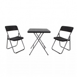Linder Exclusiv Set de grădină BISTRO SET Negru Linder Exclusiv Set de grădină BISTRO SET Negru