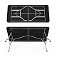 Set de bere pliabil din plastic Aga Negru
