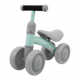 Prima bicicletă de echilibru PettyTrike pentru copii Verde cu 4 roți SporTrike