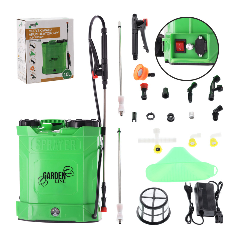 Aga Pulverizator cu acumulator pentru spate 10 l