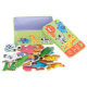 Puzzle Aga în cutie de metal SAFARI 25 piese
