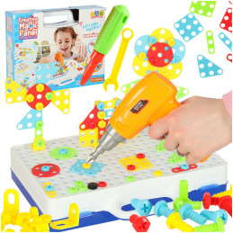 Aga Mozaic puzzle pentru copii cu șurubelniță 151 bucăți