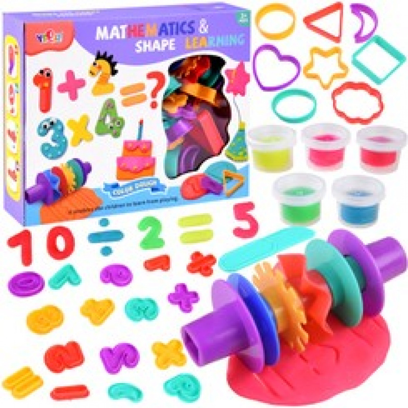 Material plastic + forme de numere ZA4292