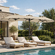 Linder Exclusiv Umbrelă de grădină 300x150x220 cm Bej