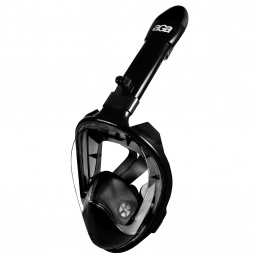 Masca de snorkeling cu față întreagă Aga L/XL Negru/Negru