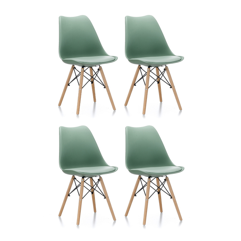 Aga 4x Scaune de masă MR2035 Verde