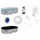 Suport pentru piscină Bestway 488x305x107 11in1 piatră 56946