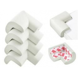 Protecție colțuri din spumă Albă - 4 bucăți