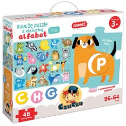 CzuCzu Puzzle mari cu găurică Alfabet ZA4077 universal