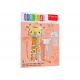 MONUMI 3D Carte de colorat Girafă 3+
