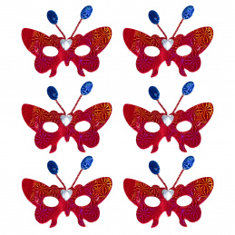 Aga4Kids Măști pentru copii DS942R 6 buc.