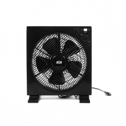 Ventilator de podea Aga 30 cm Negru