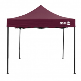 Stand de vânzare Aga fără pereți laterali 3×3 m Roșu închis