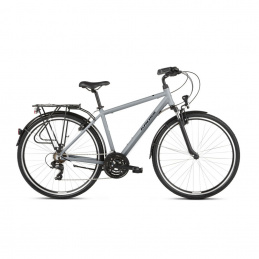 Bicicletă pentru bărbați KROSS Trans 1.0 L 28" Gri
