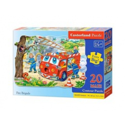 Puzzle 20 buc. MAXI Brigada de Pompieri universală