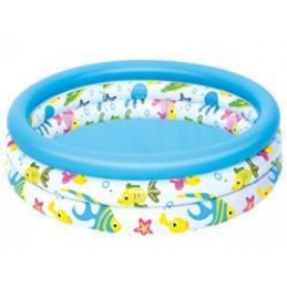 Piscină gonflabilă pentru copii cu imprimeu 102cm BESTWAY 51008