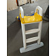 Tobogan Doloni cu mâner 140 cm Albastru-galben