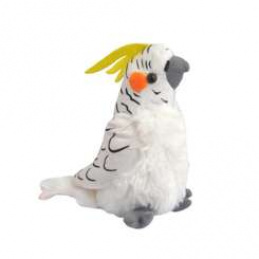 Mascotă Papagal alb nimfă 17cm 13574 universal