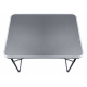 Aga Masă de camping pliabilă 80x60x70 cm Gri